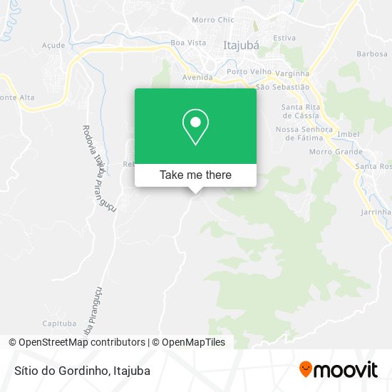 Sítio do Gordinho map