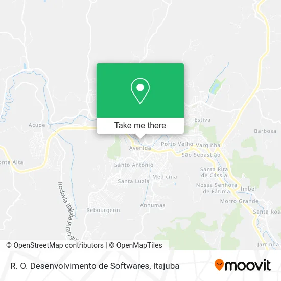 R. O. Desenvolvimento de Softwares map