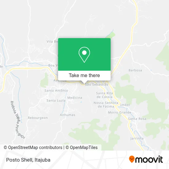 Posto Shell map