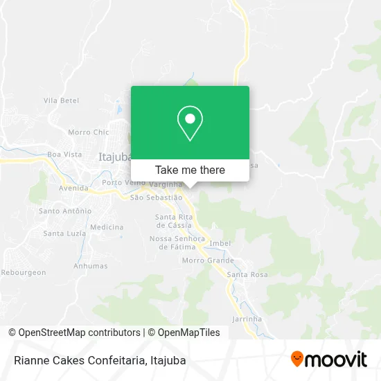 Rianne Cakes Confeitaria map