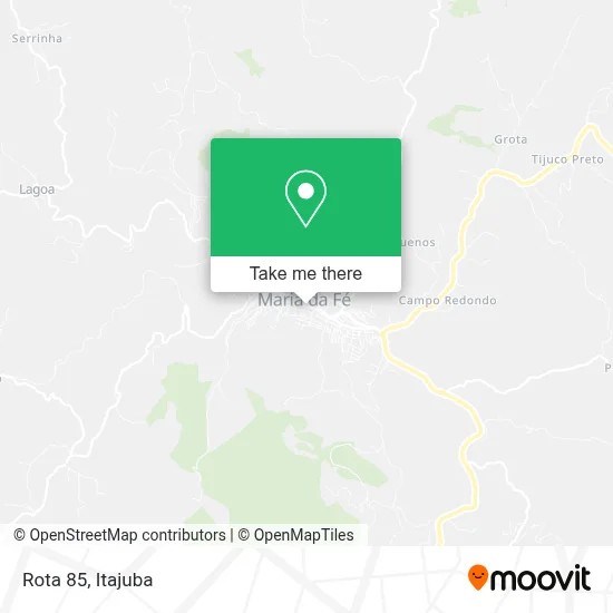 Rota 85 map