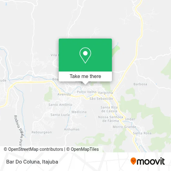 Bar Do Coluna map