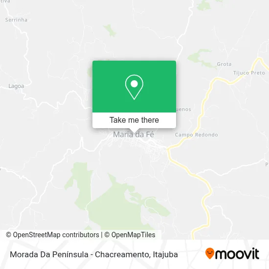 Morada Da Península - Chacreamento map