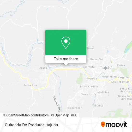 Quitanda Do Produtor map