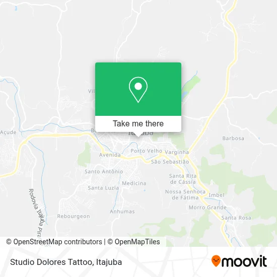 Studio Dolores Tattoo map