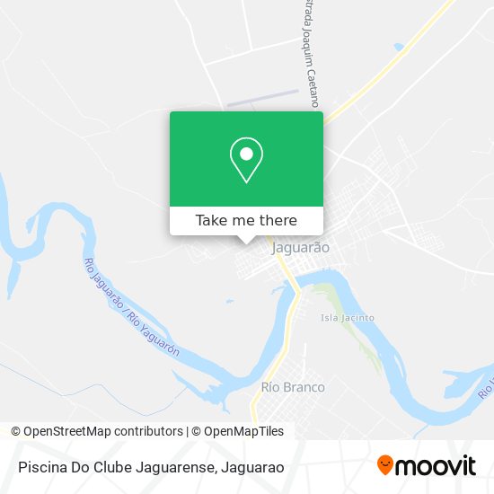 Mapa Piscina Do Clube Jaguarense