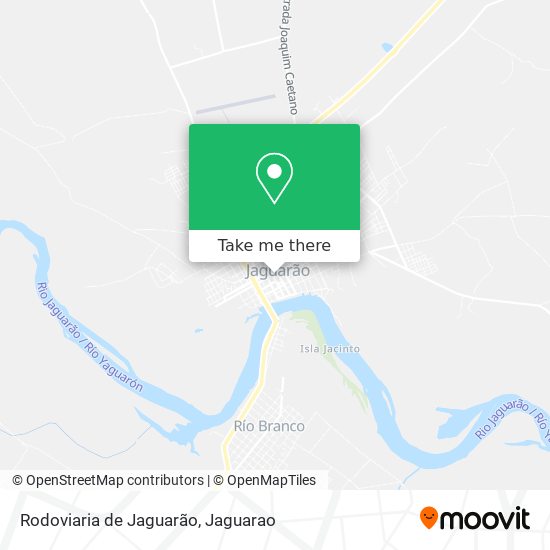 Rodoviaria de Jaguarão map