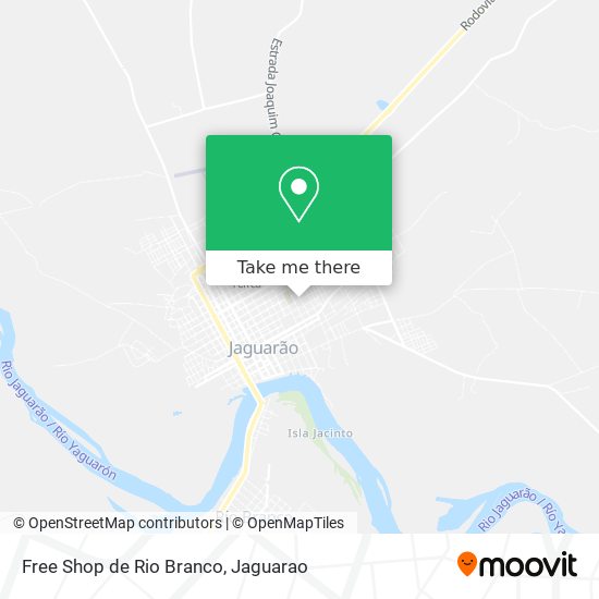 Mapa Free Shop de Rio Branco