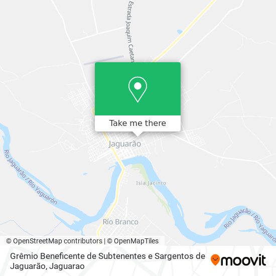 Grêmio Beneficente de Subtenentes e Sargentos de Jaguarão map