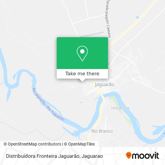 Distribuidora Fronteira Jaguarão map