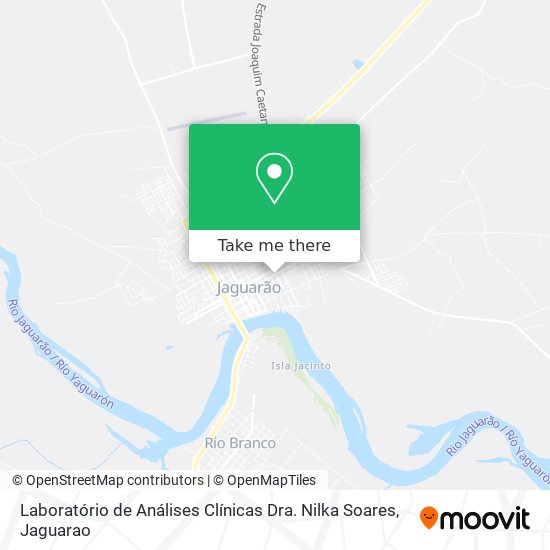 Laboratório de Análises Clínicas Dra. Nilka Soares map