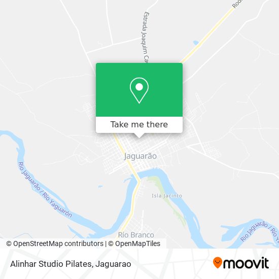 Alinhar Studio Pilates map