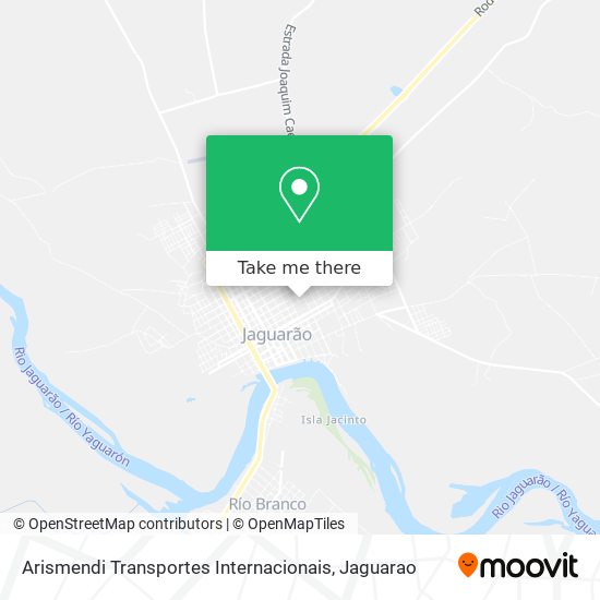 Arismendi Transportes Internacionais map