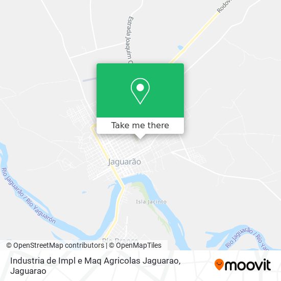 Industria de Impl e Maq Agricolas Jaguarao map