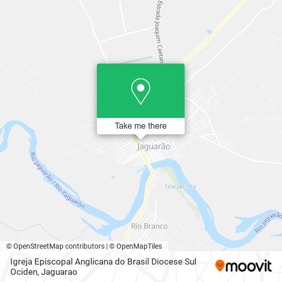 Igreja Episcopal Anglicana do Brasil Diocese Sul Ociden map