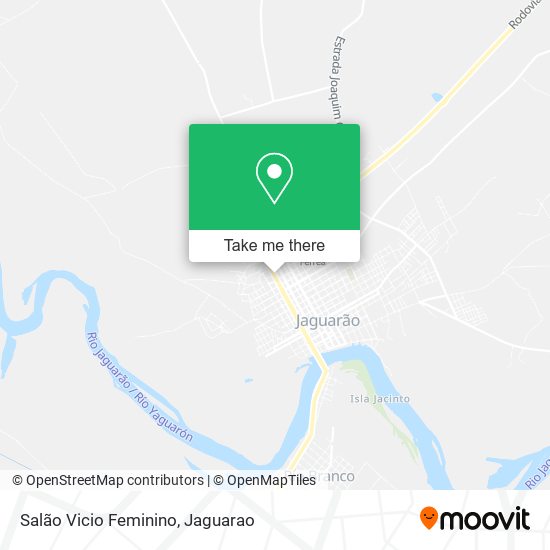 Mapa Salão Vicio Feminino