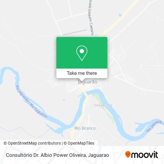Mapa Consultório Dr. Albio Power Oliveira