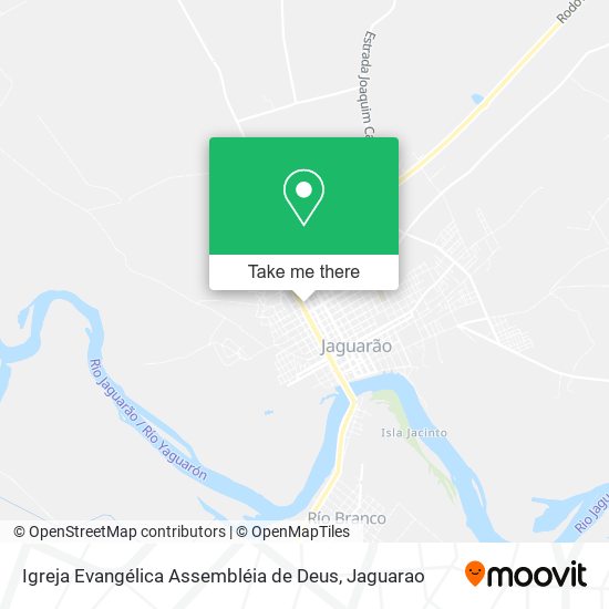 Mapa Igreja Evangélica Assembléia de Deus