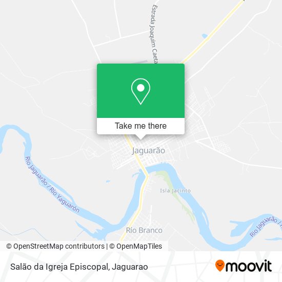 Mapa Salão da Igreja Episcopal