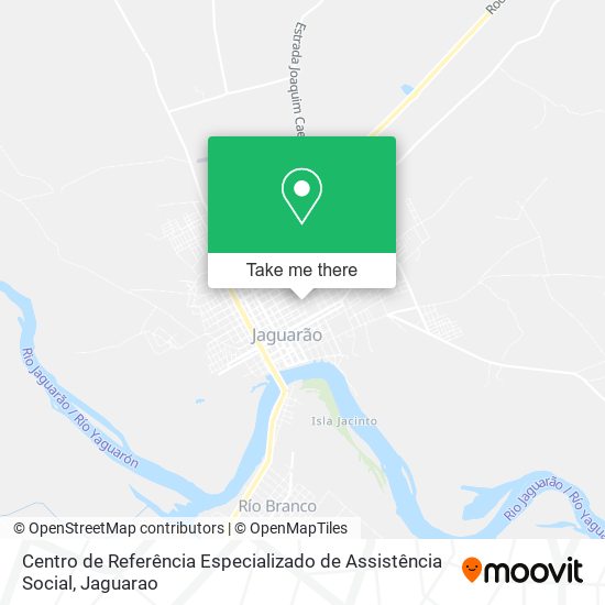 Centro de Referência Especializado de Assistência Social map