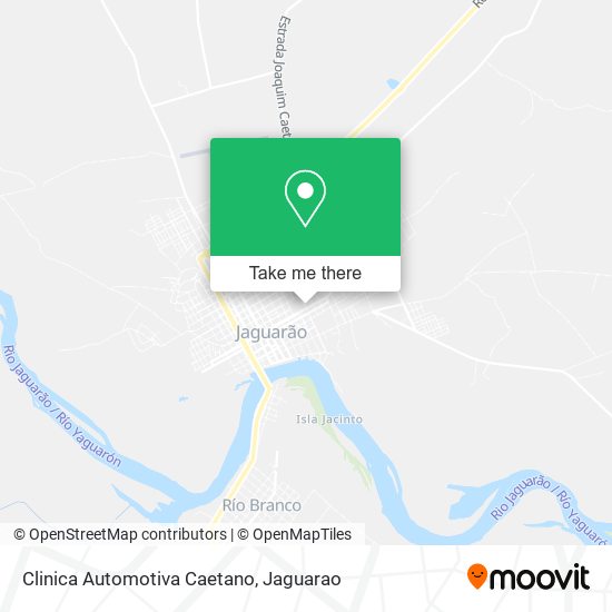 Clinica Automotiva Caetano map