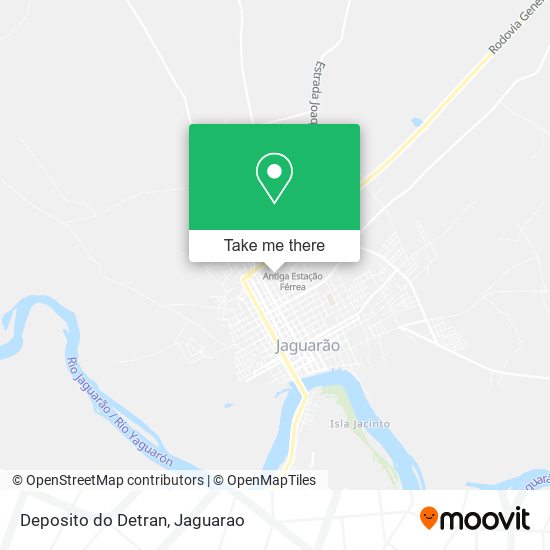 Deposito do Detran map