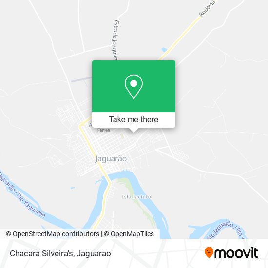 Mapa Chacara Silveira's