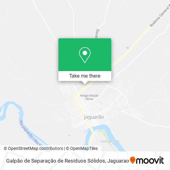 Galpão de Separação de Resíduos Sólidos map