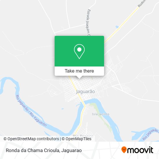 Mapa Ronda da Chama Crioula