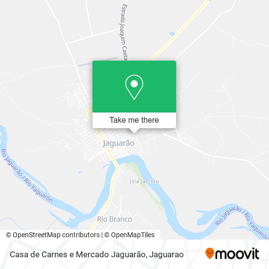 Mapa Casa de Carnes e Mercado Jaguarão