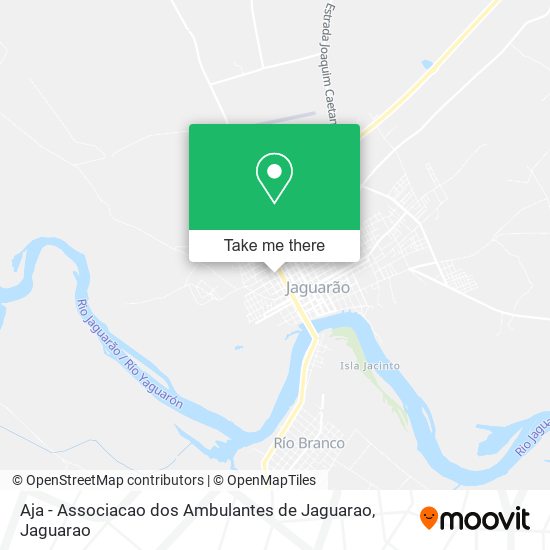 Mapa Aja - Associacao dos Ambulantes de Jaguarao