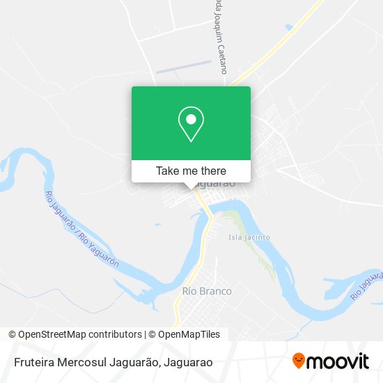 Fruteira Mercosul Jaguarão map