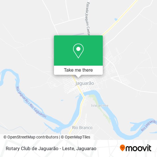 Rotary Club de Jaguarão - Leste map