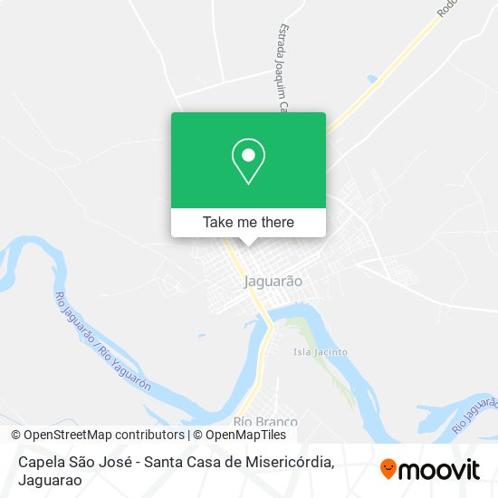 Mapa Capela São José - Santa Casa de Misericórdia