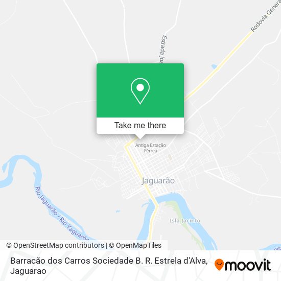 Barracão dos Carros Sociedade B. R. Estrela d'Alva map