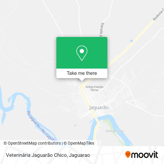 Veterinária Jaguarão Chico map