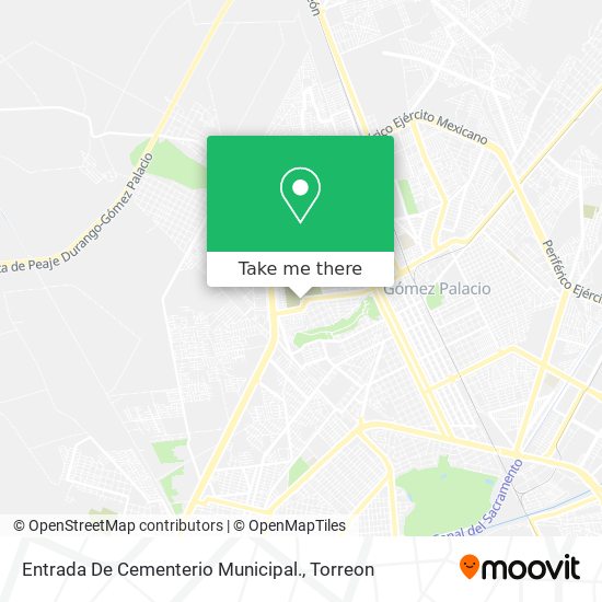 Entrada De Cementerio Municipal. map