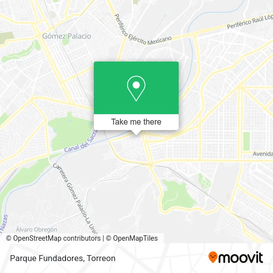 Mapa de Parque Fundadores