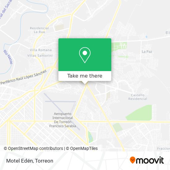 Mapa de Motel Edén