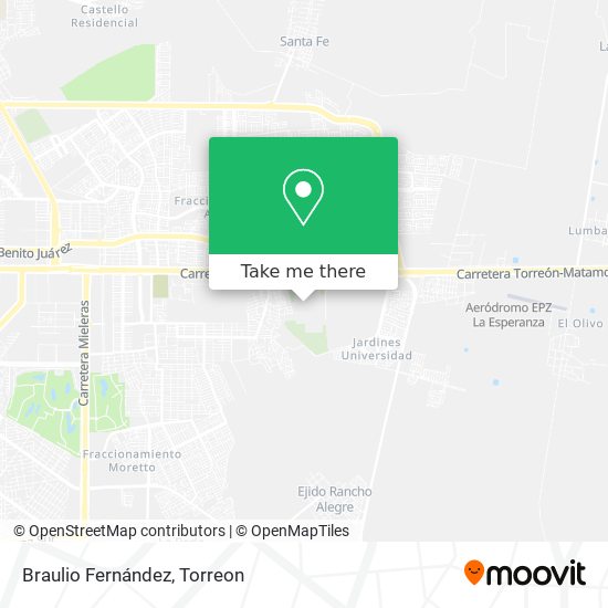 Braulio Fernández map