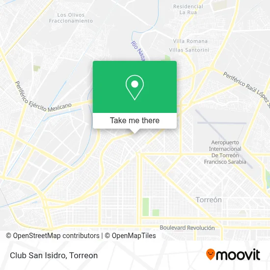 Club San Isidro map