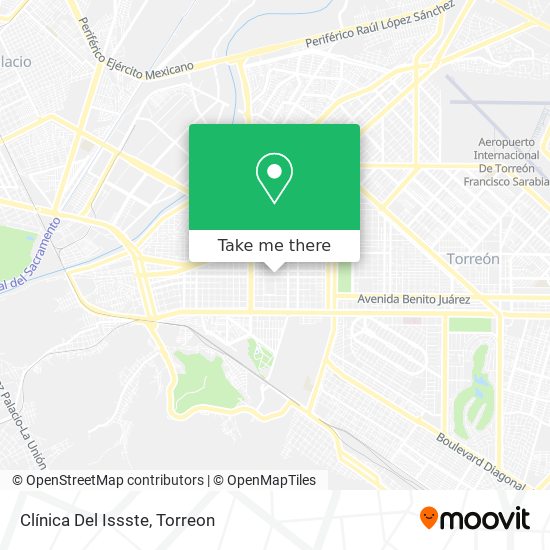 Clínica Del Issste map