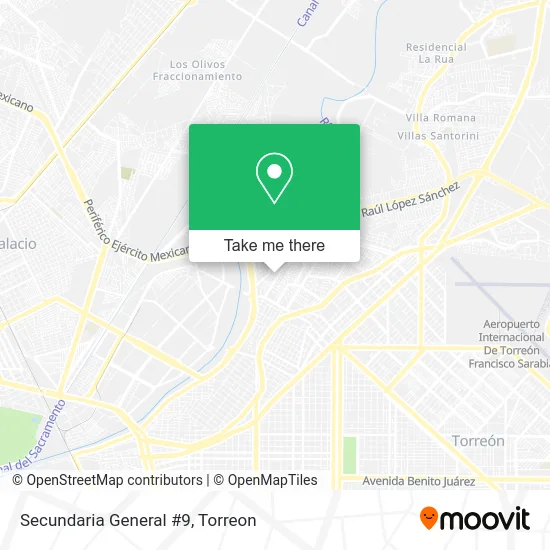 Secundaria General #9 map