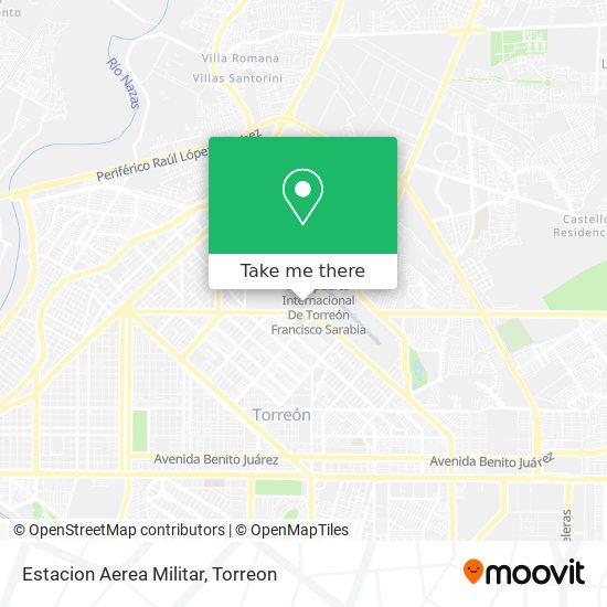 Estacion Aerea Militar map