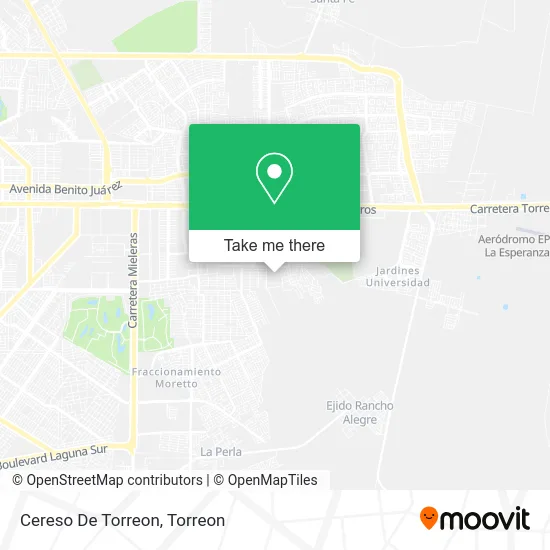 Cereso De Torreon map