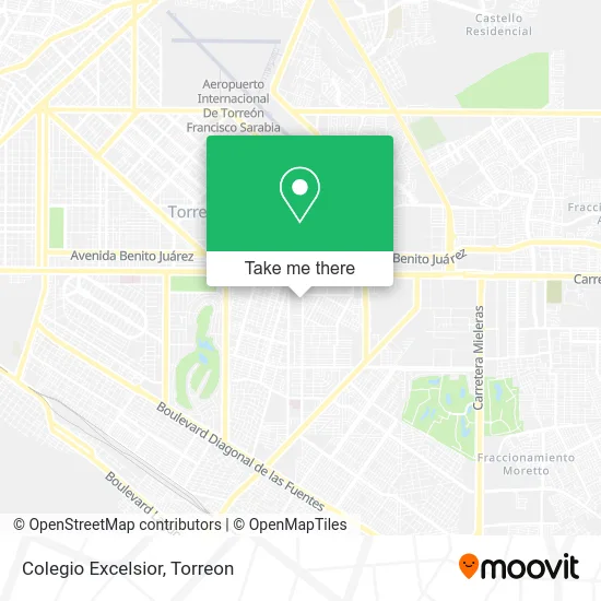 Colegio Excelsior map