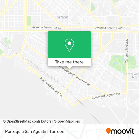 Mapa de Parroquia San Agustín
