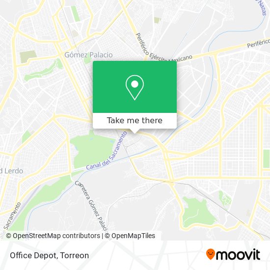 Office Depot map