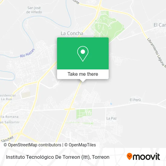 Instituto Tecnológico De Torreon (Itt) map