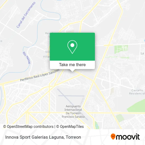 Innova Sport Galerías Laguna map